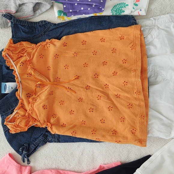 Lot 2T girls summer bundle bathing suit 4 outfits mix and match & 3 piece PJs - Picture 6 of 16